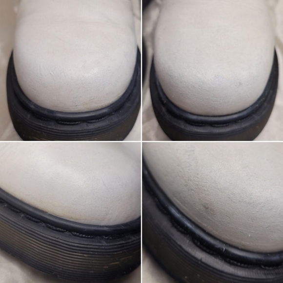 Dr. Martens vintage 90s era 8459/97 white leather platform boots - Picture 8 of 8